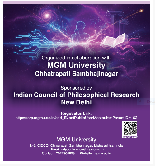 41st Annual Session of Maharashtra Tattvagyan Parishad Three - Day National Conference on Science, Philosophy and Present State.