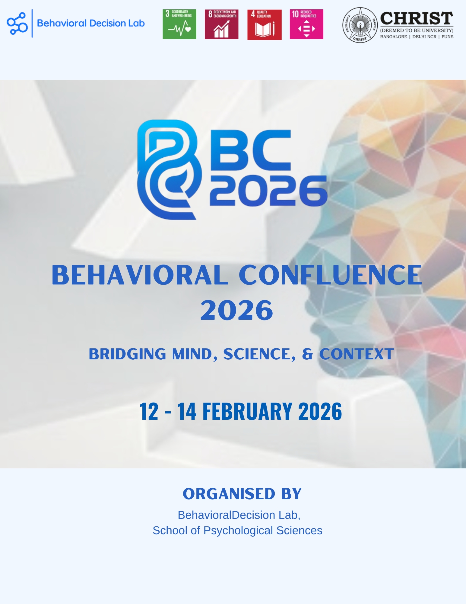 Behavioral Confluence 2026: Bridging Mind, Science, & Context