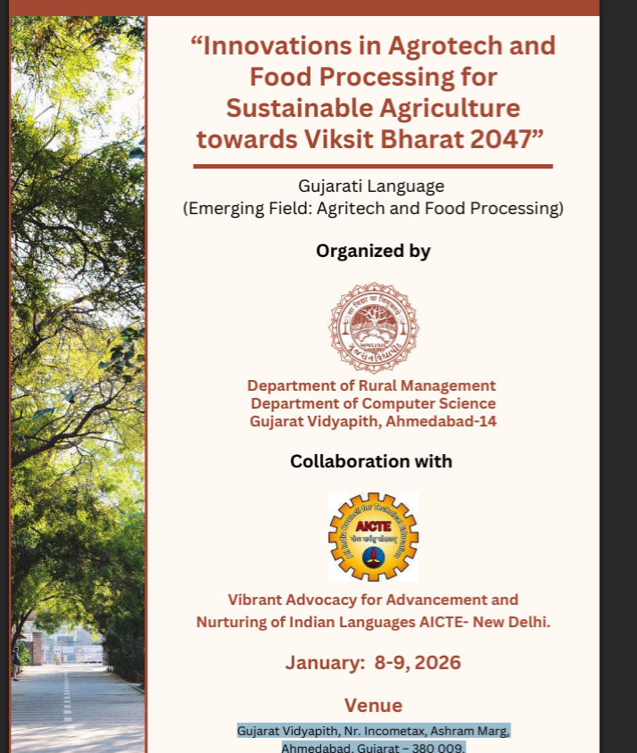 Innovations in Agrotech and Food Processing for Sustainable Agriculture towards Viksit Bharat 2047