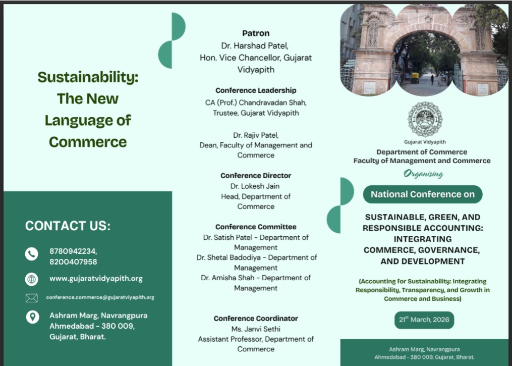 SUSTAINABLE, GREEN, AND RESPONSIBLE ACCOUNTING:  INTEGRATING COMMERCE, GOVERNANCE, AND DEVELOPMENT