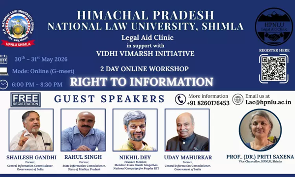 Workshop on Right to Information