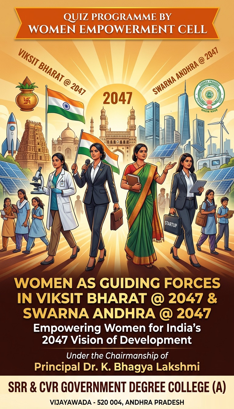 Quiz programme on “Women as Guiding Forces in Viksit Bharat @ 2047 and Swarna Andhra @ 2047